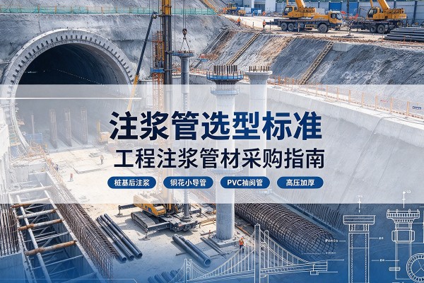 康乐注浆管选型标准
