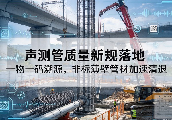 康乐声测管质量新规落地，一物一码溯源，非标薄壁管材加速清退