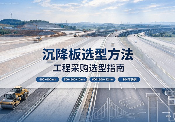康乐沉降板选择方法