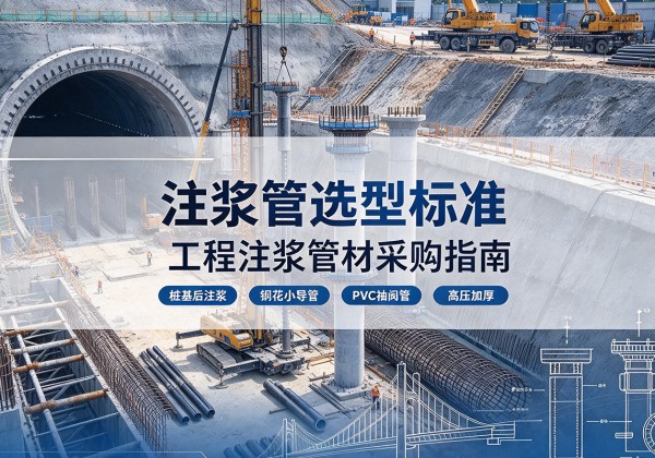 康乐注浆管选型标准